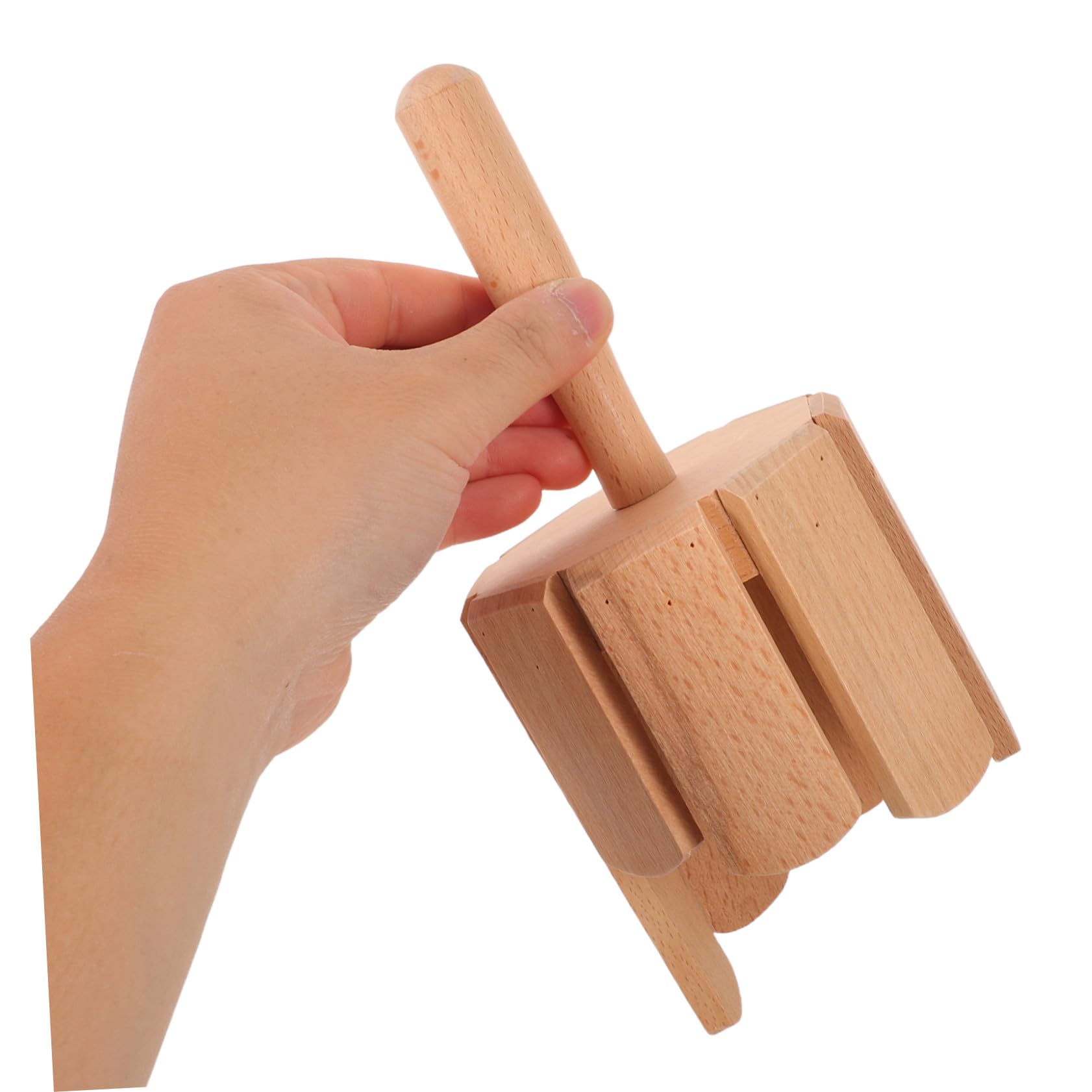 Hohopeti 2 Strumento Orff in Legno per Percussione Montessori con Martelletto Musicale Sicuro per Apprendimento Precoce Casa e Scuola