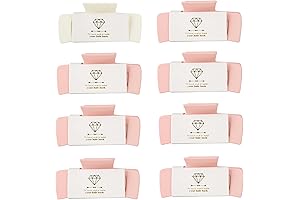 Bridesmaid Hair Claws - Bachelorette 4.1 Inch Square Hair Clips Set