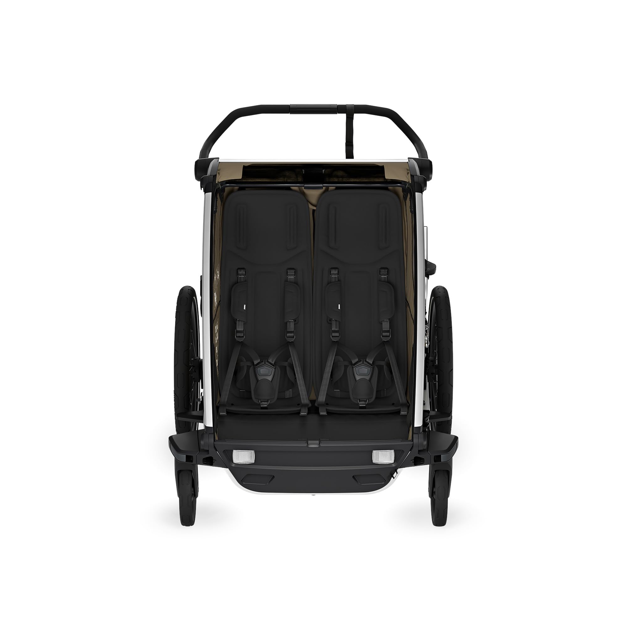 Thule Chariot Cross 2 Rimorchio Multisportivo Da Bici Faded khaki, Double