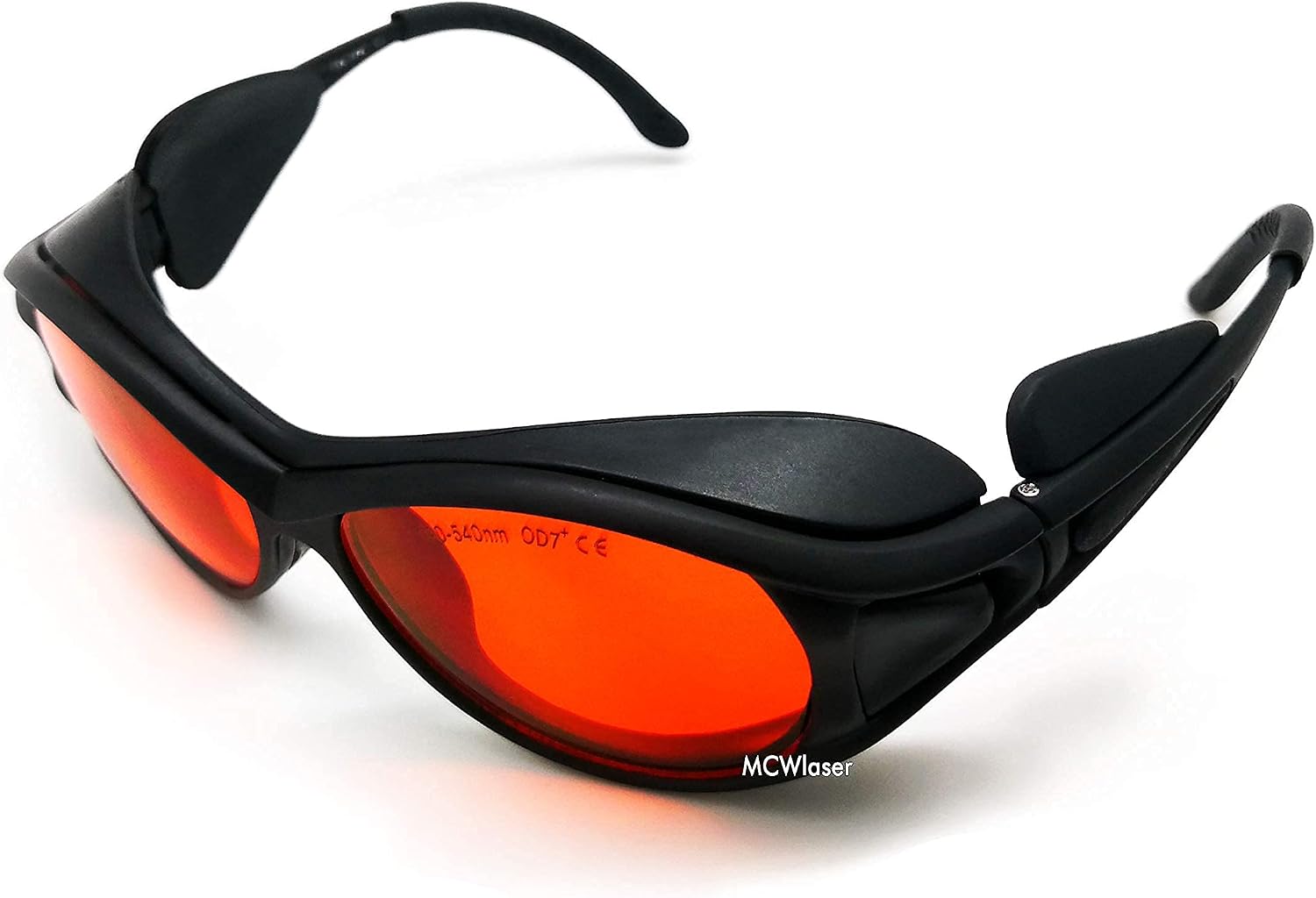 MCWlaser Laser Safety Glasses 190-540nm Protective Goggles CE for UV Lamp Ultraviolet/Blue/Green Laser Absorption Type EP-3