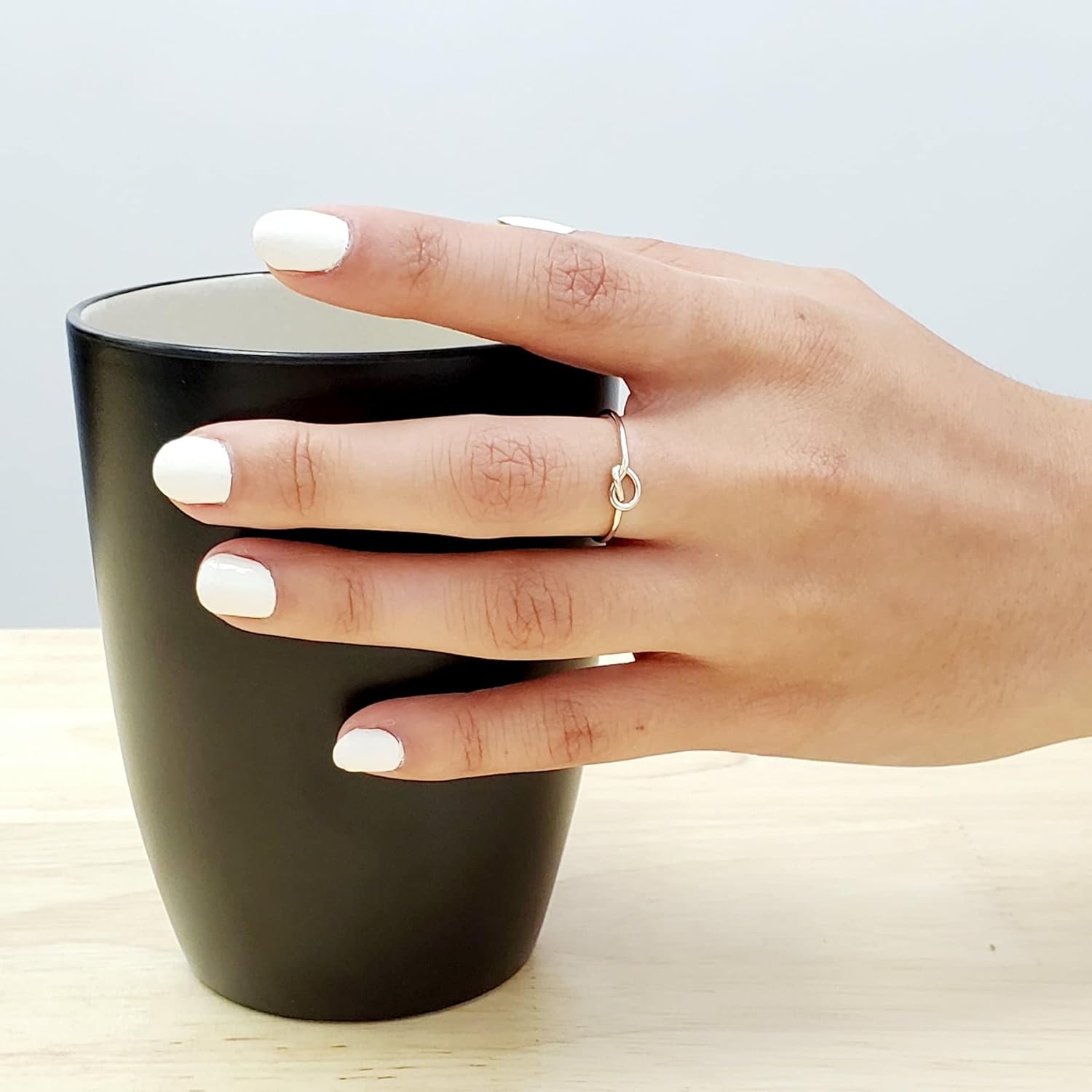 10k Solid Gold Stacking Knot Ring