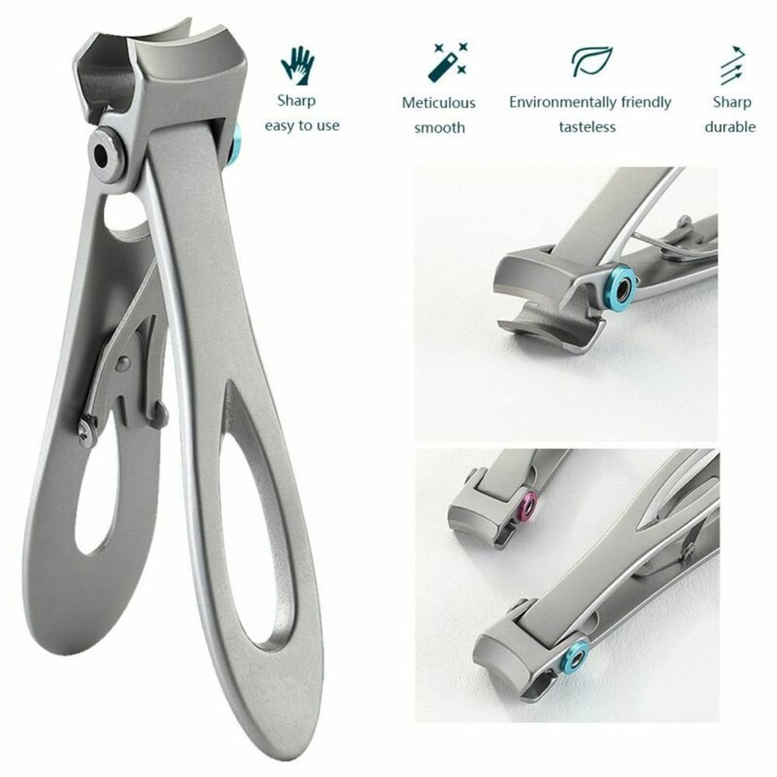 Nagelknipser, Edelstahl-Nagelknipser, Trimmer, Maniküre, Nagelschneider, Schmetterling, Pediküre, Finger-Zehen-Schere, Nagelknipser, große Größe