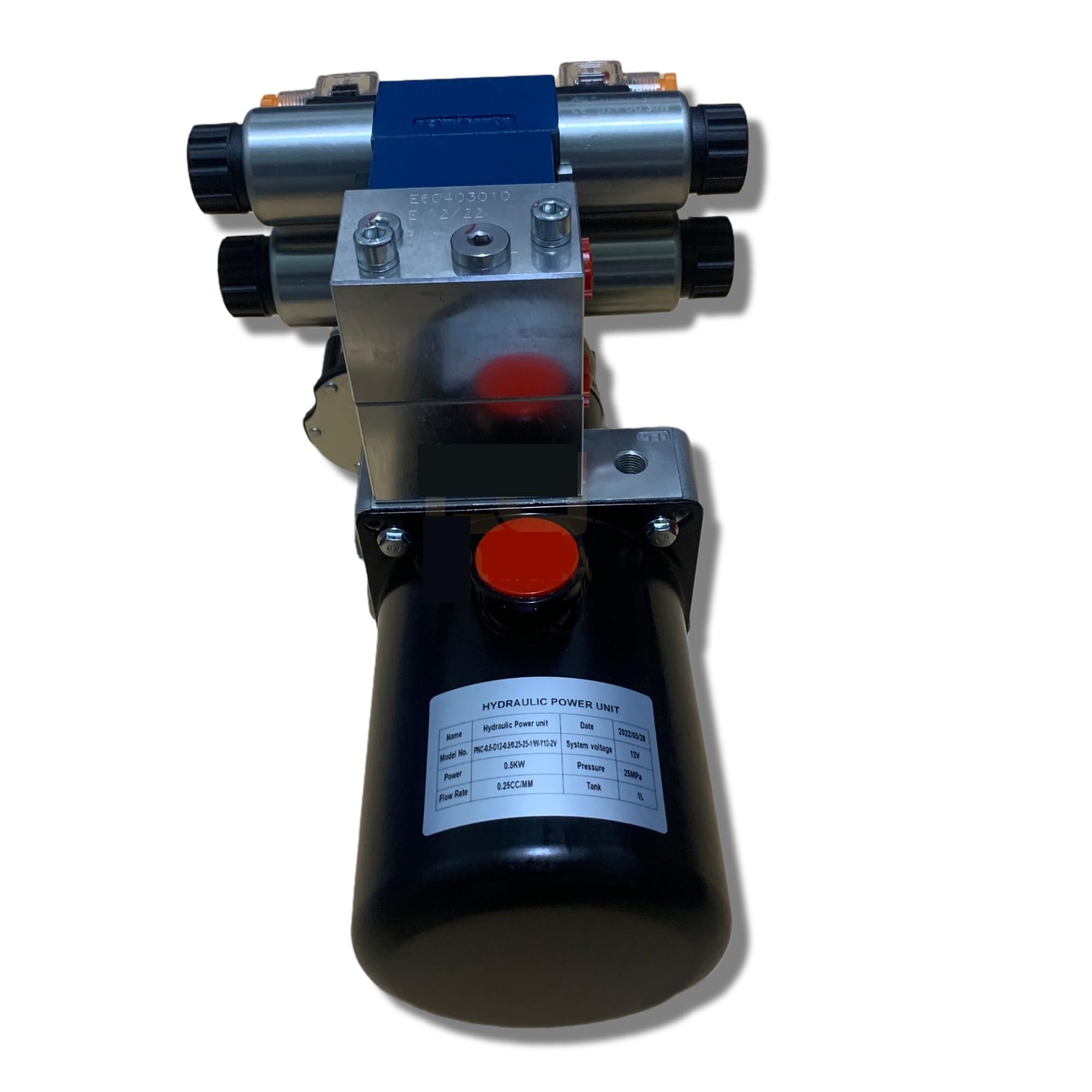 Groupe hydraulique Petite unité de Puissance hydraulique 12V 1 Litre