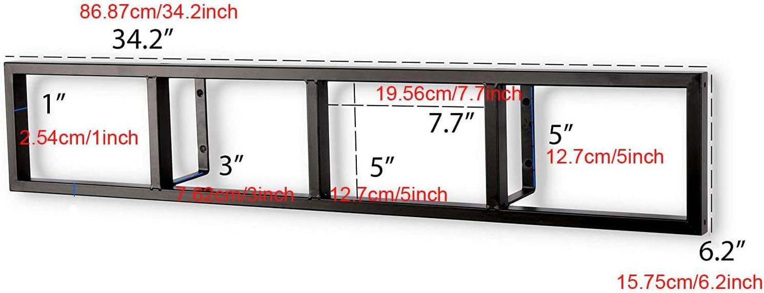 CD DVD Display Rack Display Holder Hanging Shelf Video Game Holder Organization Storage Wall Rack Wall Mount for Libraries