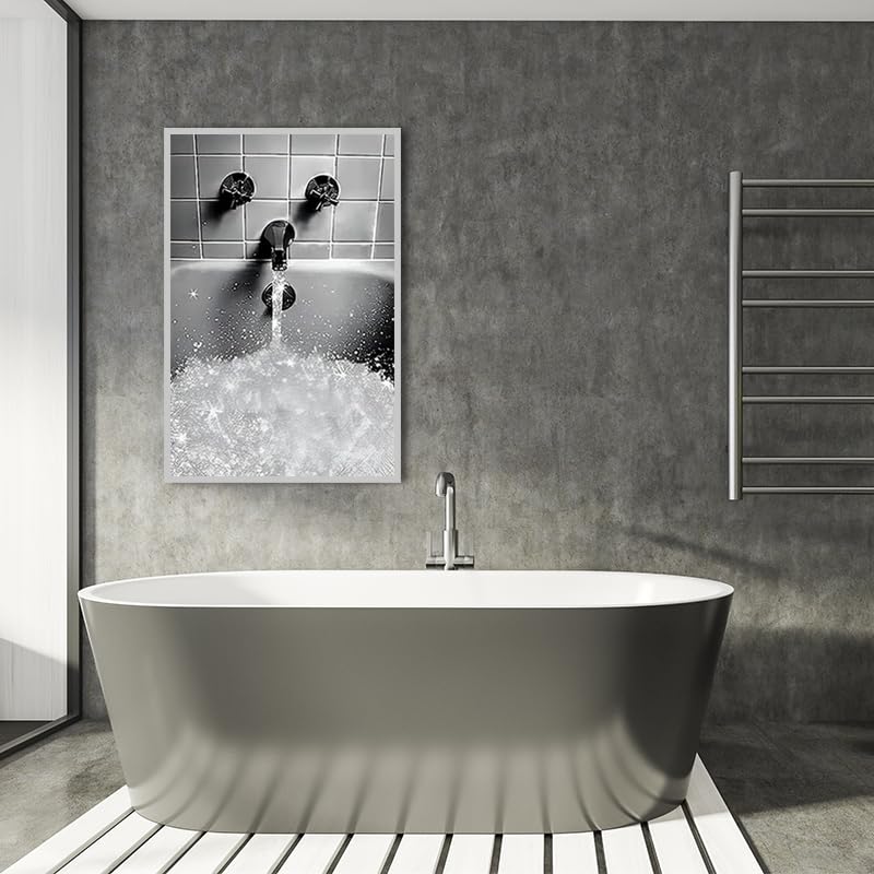GFDJKHT Posters Canvas Wall Art Wall Art Decor Kleur abstracte kunst decoratie voor keuken, badkamer, woonkamer 40 x 60 cm zonder lijst