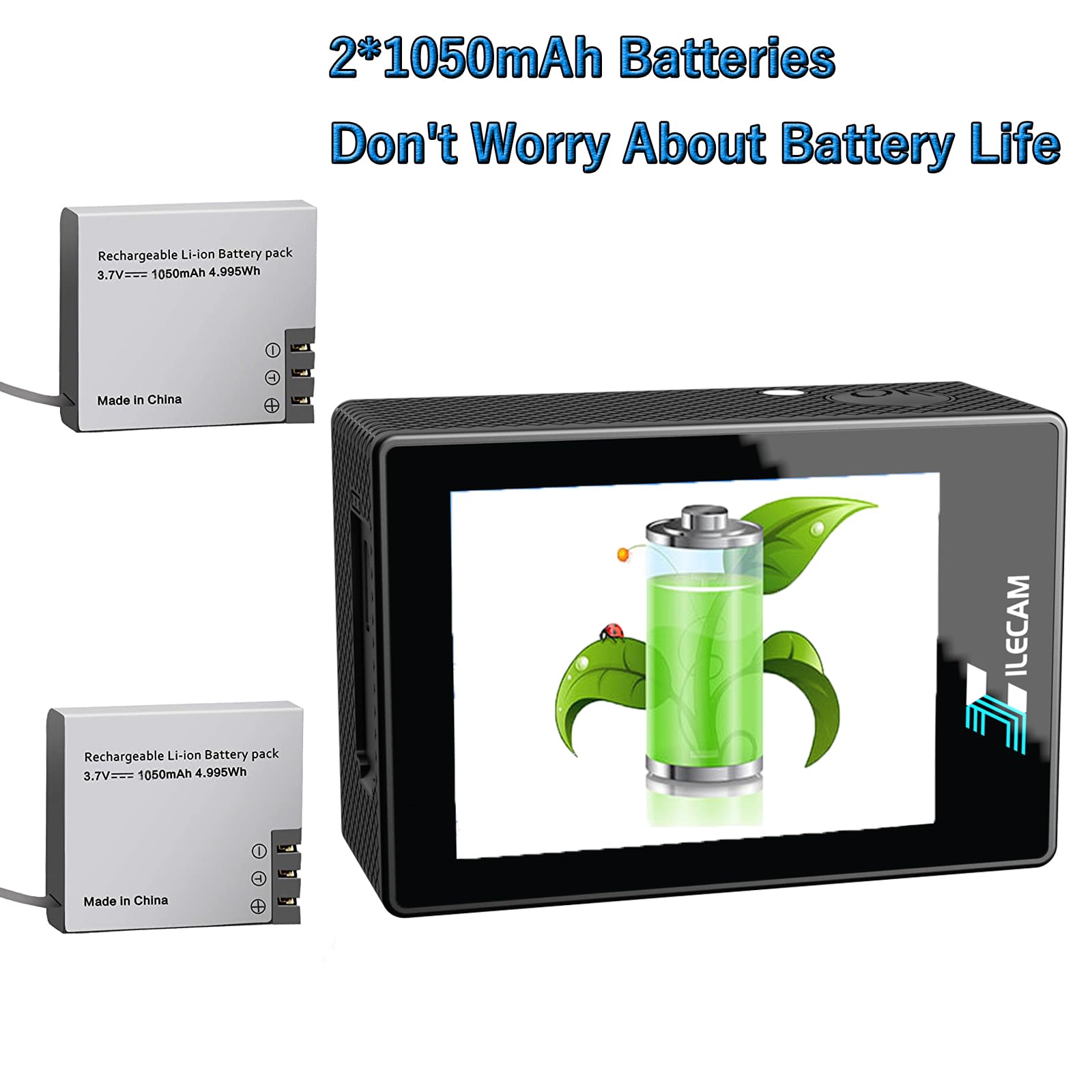 Amazon.com : Xilecam Action Camera 1080P WiFi Sports Camera 32GB 