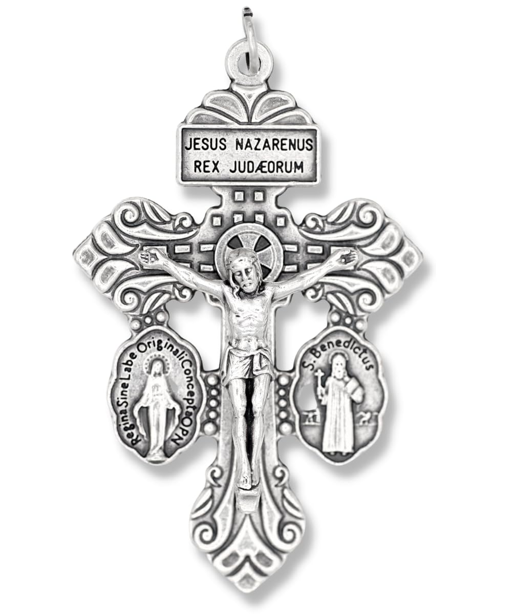 Religious Gifts Holy Child Jesus Christ Santo Nino de Atocha Wooden Wall Cross Crucifix (8 1/4 Inch)