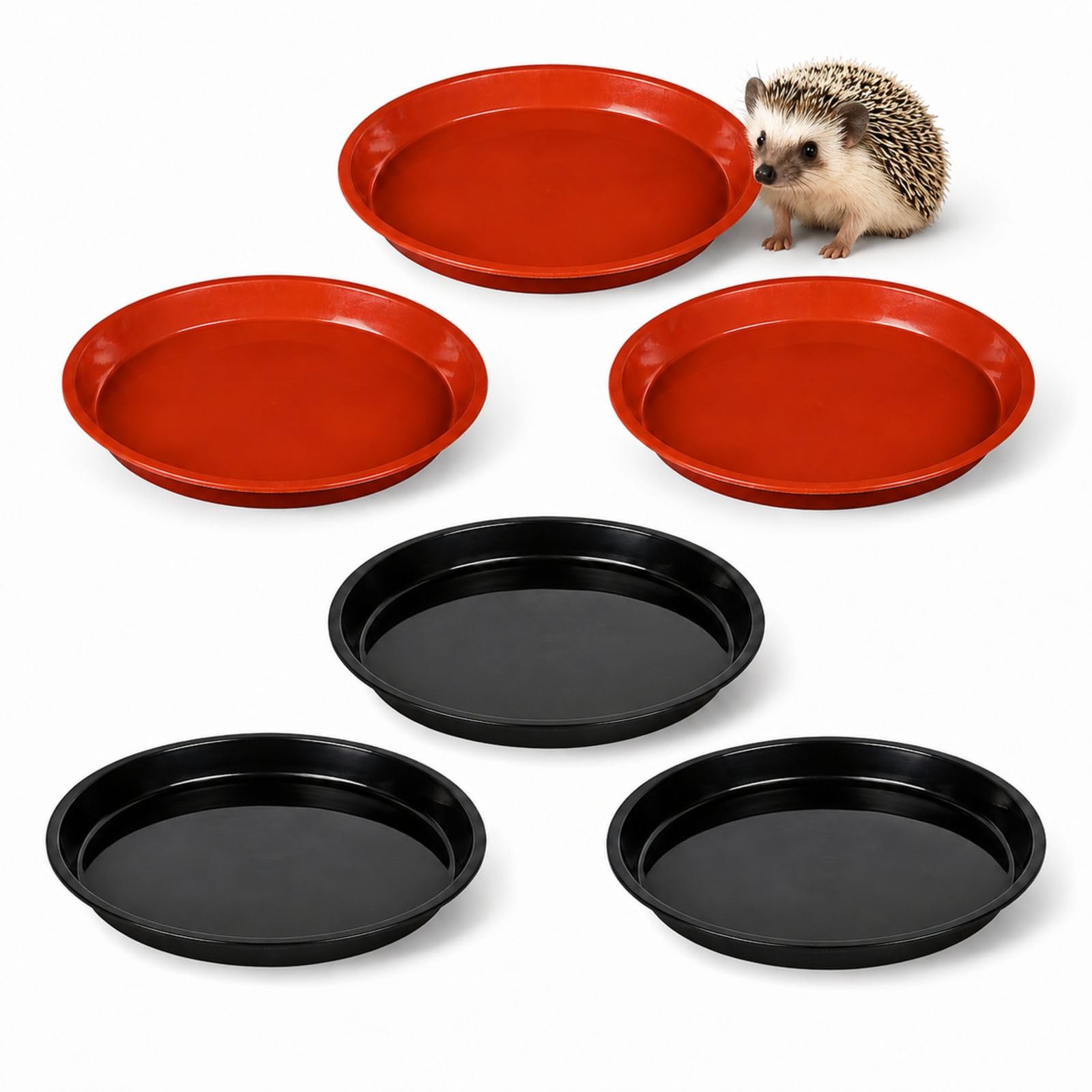 XLTXWD 6PCS Hedgehog Bowl for Outdoor Pets (Multicolor) — image 1