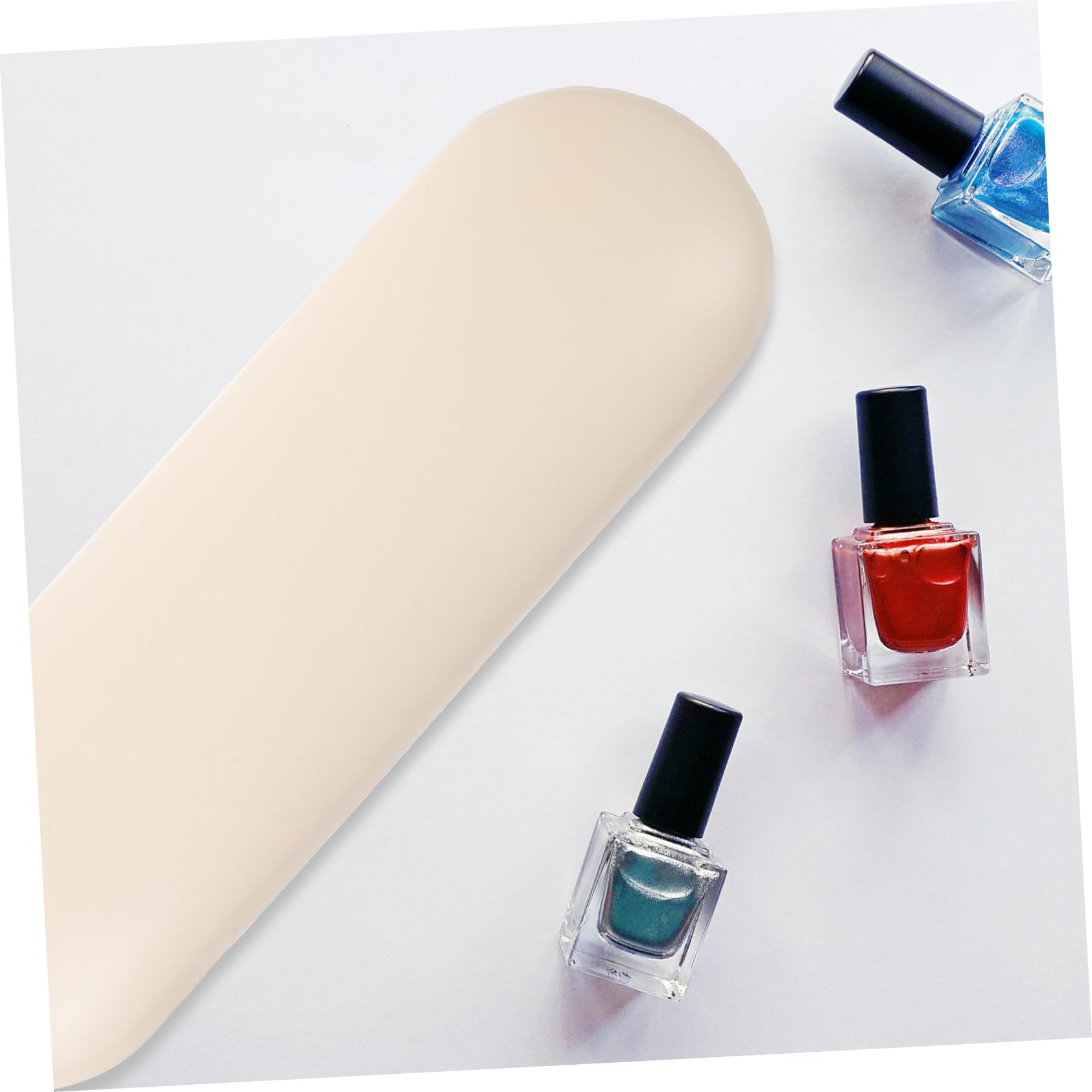 Cuscino Pieghevole per Manicure, Regolabile in Altezza, Stile Giapponese | Legno Pu Spugna, Posizionamento Stabile e Pressione Ridotta Sul Polso, per Clienti e Operatrici