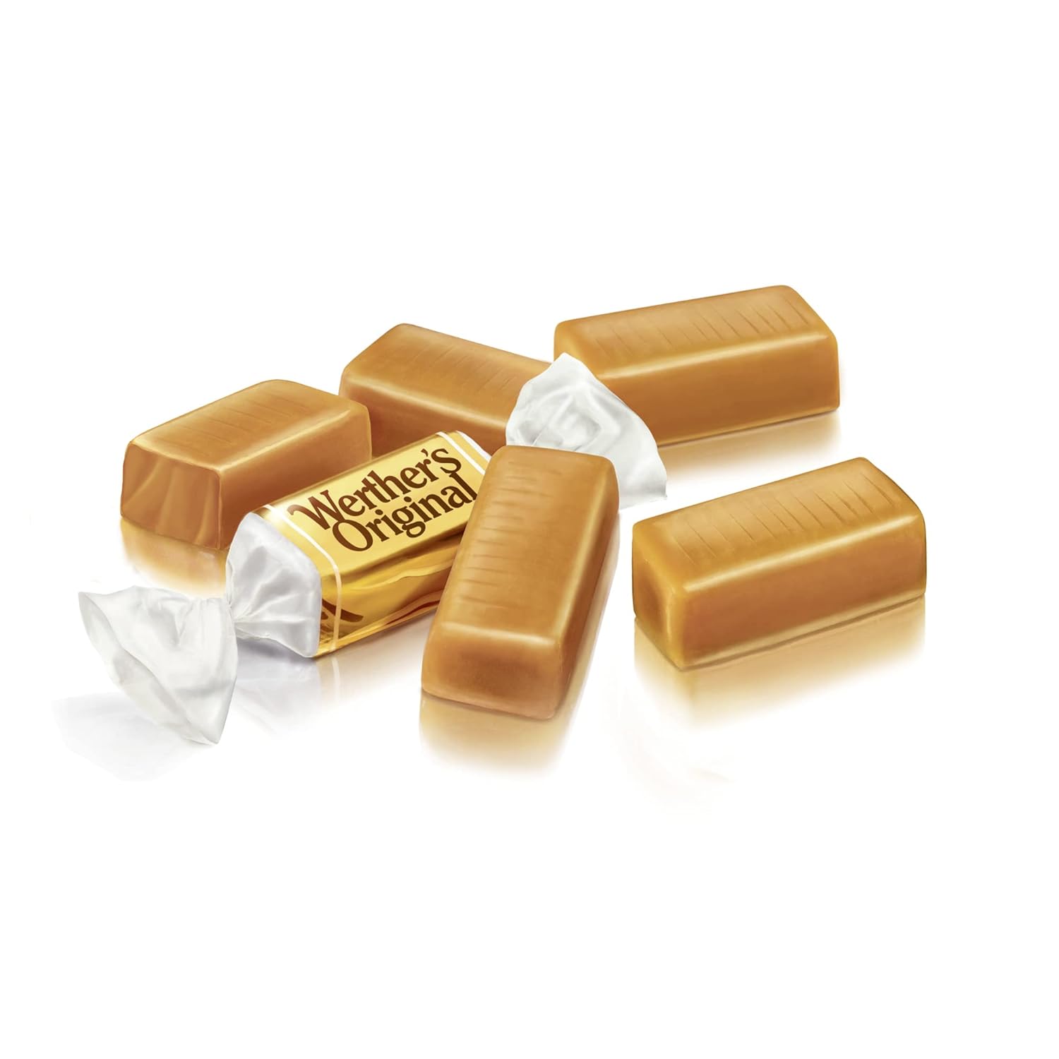 Werther's Original Caramel Hard Candies 39.75oz Bag 2 Pound (Pack of 1)