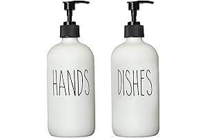 MOMEEMO 2-Pack Soap Dispenser Set: Dish Soap and Hand Soap Dispenser