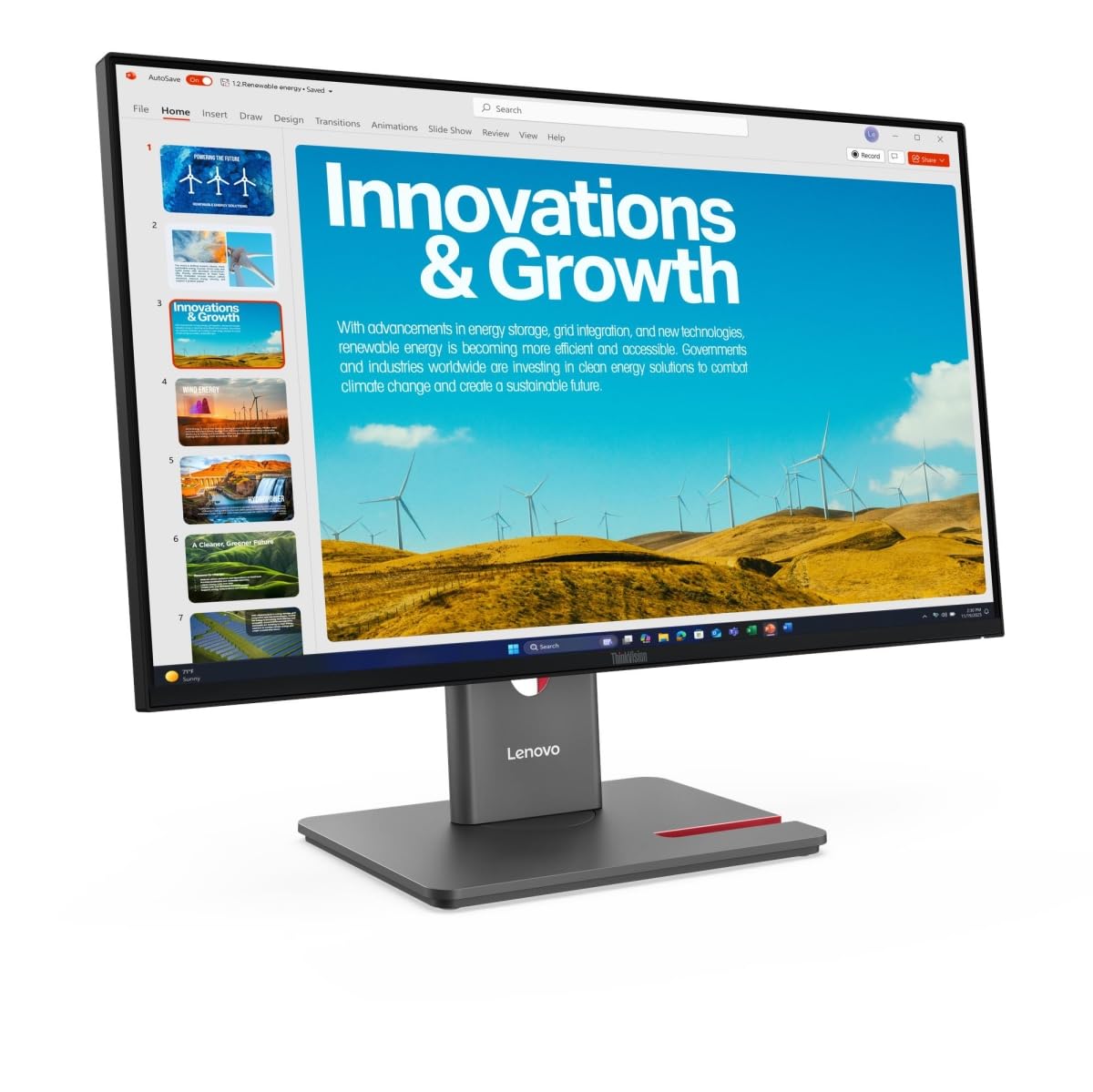Lenovo ThinkVision P24QD-40 24" Class