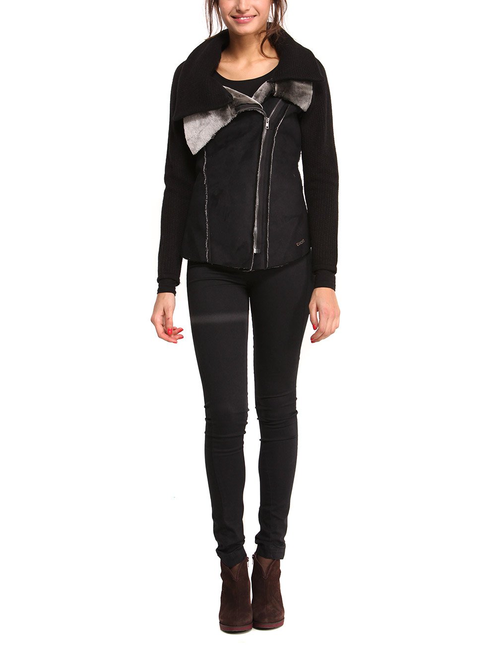 Desigual Women's Faux Shearling Jacket