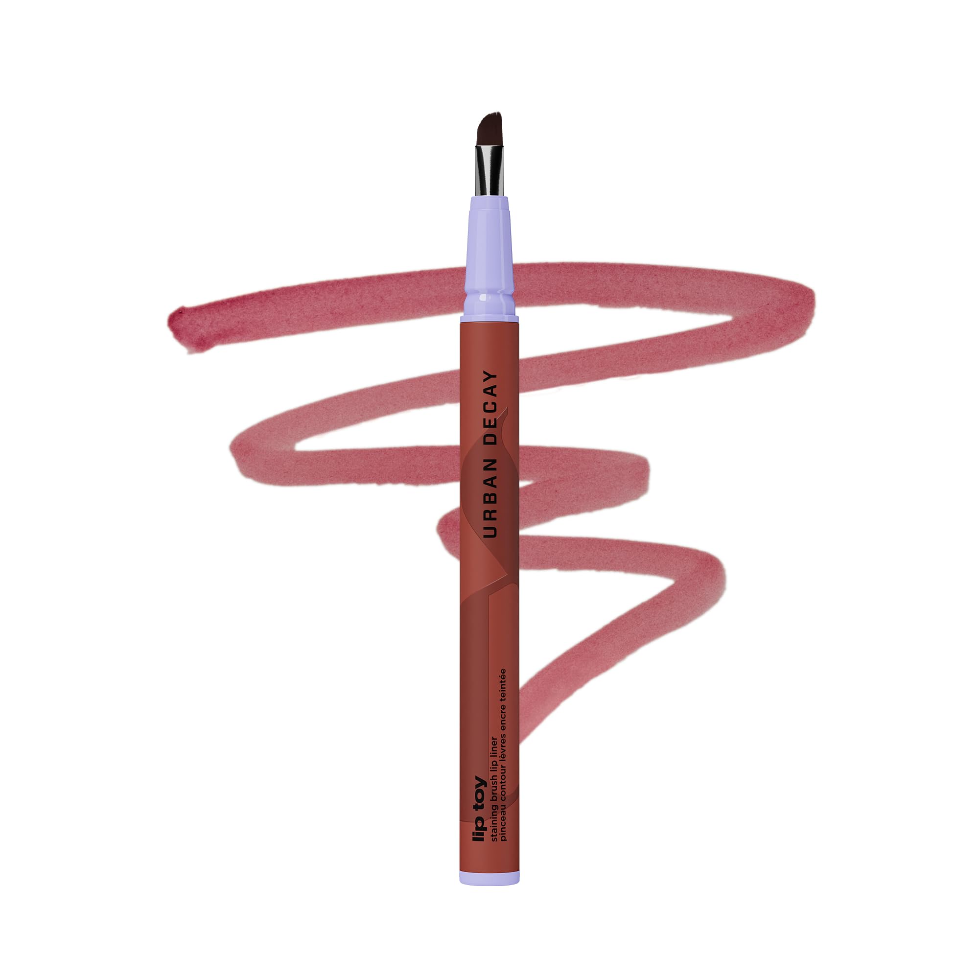 Urban Decay Lip Toy Staining Brush Lip Liner - Transfer-proof Lip Stain Flaunt (Pink-Berry)