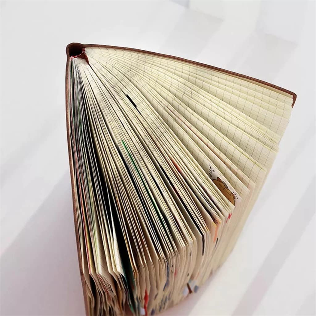 Cuadernos de la cuadrícula Agenda Planificador de Cuaderno Personal Presupuesto Libro de no Bloc de Notas Suministros Escolares de Oficina (Color : A, Size : 15cm x 21cm)
