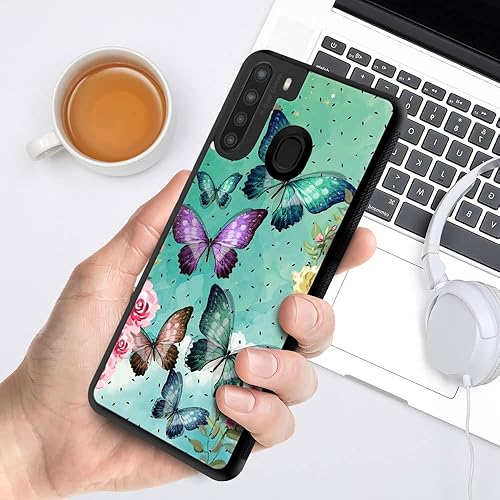 Miniatura 5 de DAIZAG Funda compatible con Samsung Galaxy A21, protección completa, a prueba de golpes, antiarañazos, funda de poliuretano termoplástico para