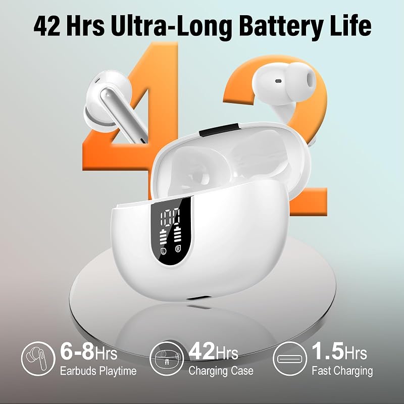 VEKJ Ai Translation Earbuds Real Time No Subscription, 164 Languages Translator Earbuds with 6 Translation Modes, Audio and Video Calls Translator Headphones, 42H Audifonos Traductores Inglés Español image 7