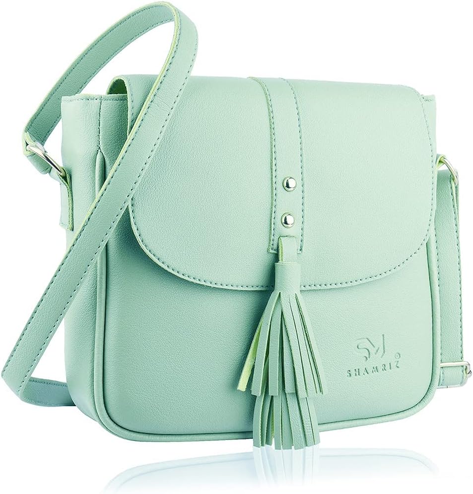 SHAMRIZWomen Sling Bag With Adjustable strap | handbag | purse |Side Sling bag | Tassel Sling Bag