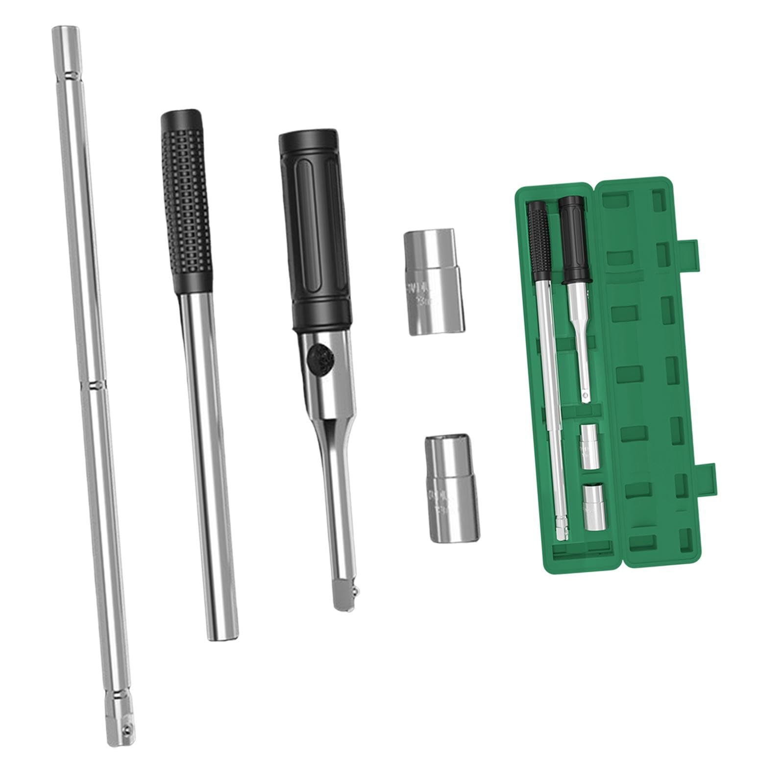 4 Piezas Llave para Tuercas de Rueda Cruzadas Herramientas Manuales para Neumáticos Material de Acero con Bolsa de Transporte Adecuado, 5 Uds.