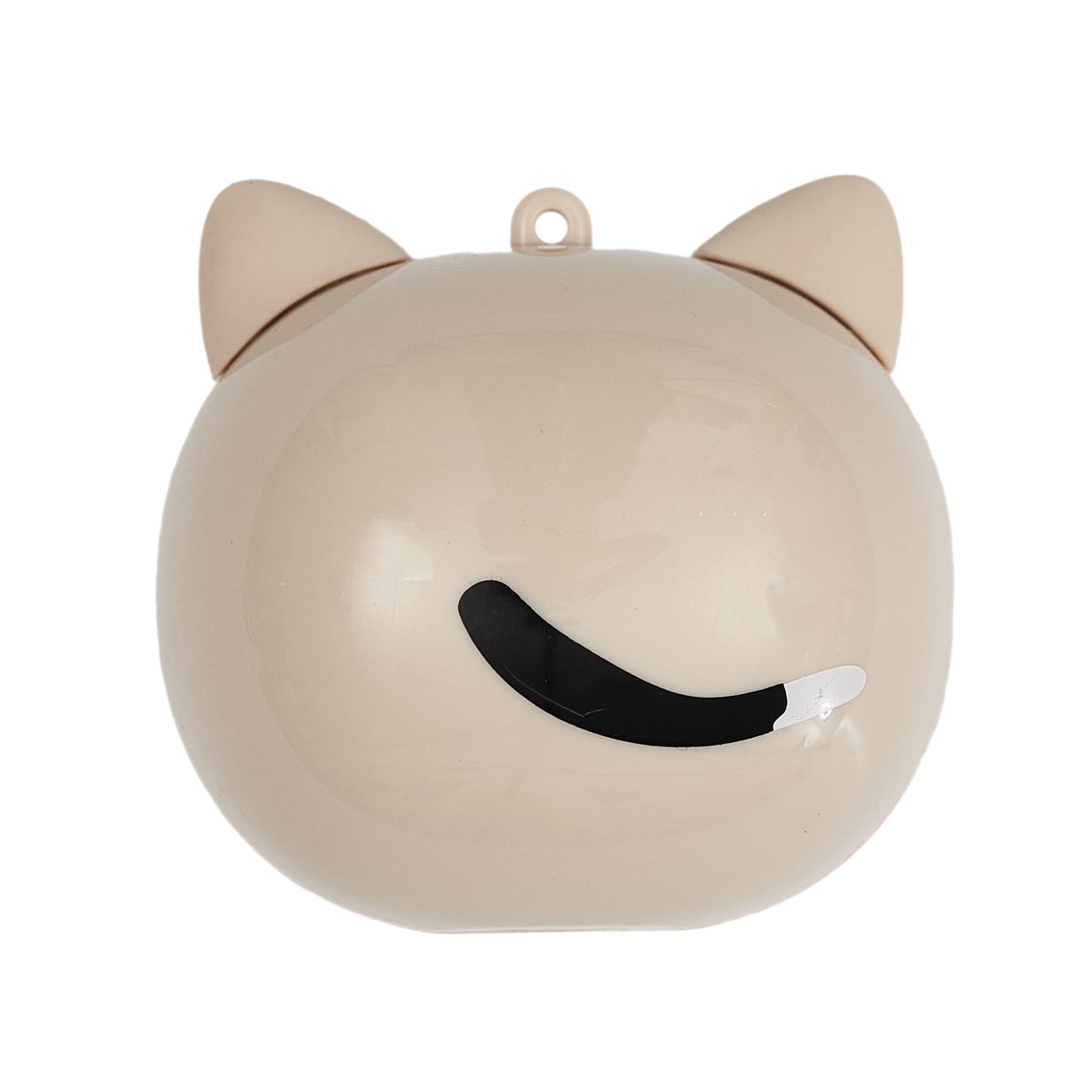 THE CONCEPT FACTORY - HT0153 Écouteurs sans Fil Multiface Kawaii - Design Original, Sonorité Optimale, Confort Ergonomique, Autonomie Étendue, Connectivité Bluetooth | Écouteurs sans fil kawaii, design original, sonorité optimale, confort, beige
