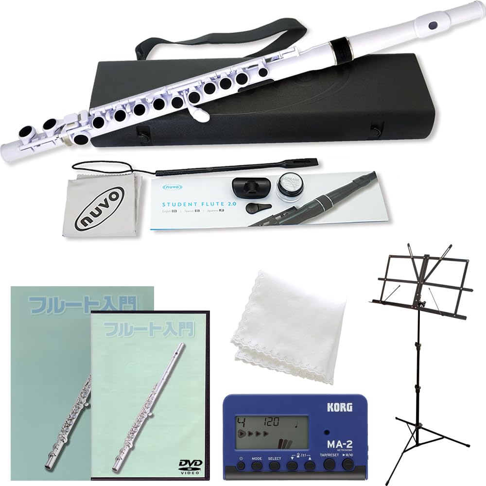 Amazon | Nuvo ヌーボ Student Flute 2.0 WH/BK ホワイト/ブラック 