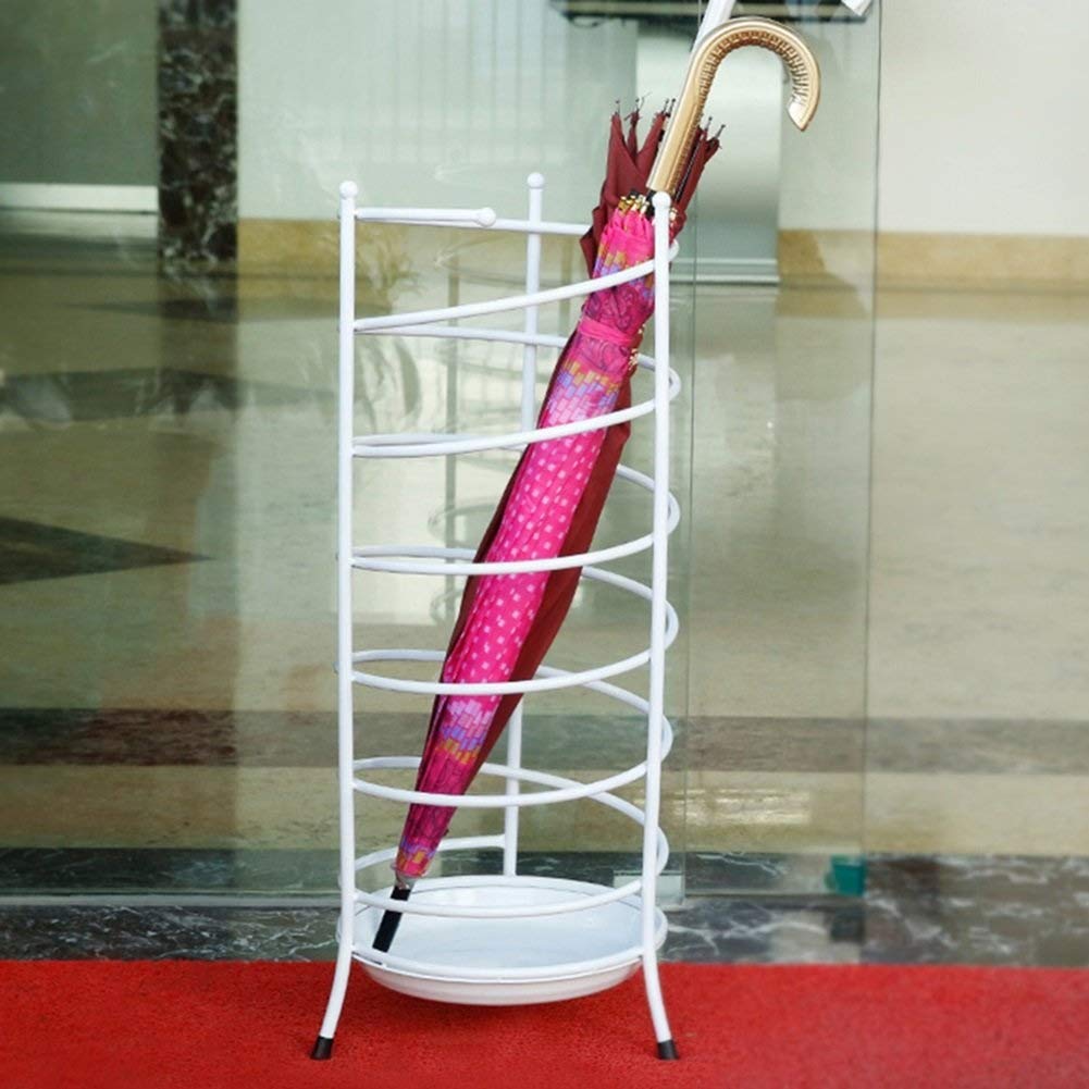 Support pour parapluies blanc : fini les sols mouillés dans le bureau