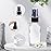 Wedama 4 oz Mini Glass Spray Bottles, Empty Small Spray Bottles with Funnel Dropper, Fine Mist for Hair, Travel, Plants, Cleaning Solutions and Skin Care (4 Pack Clear)