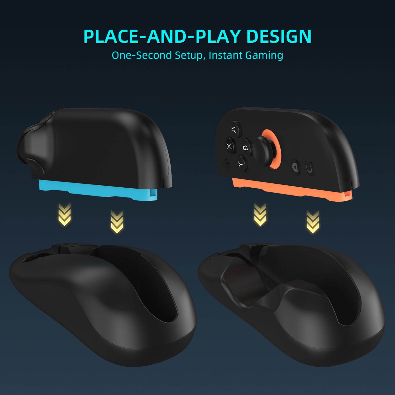 Amazon.com: XHSESA Mini Mouse Controller Grip Converter for Switch
