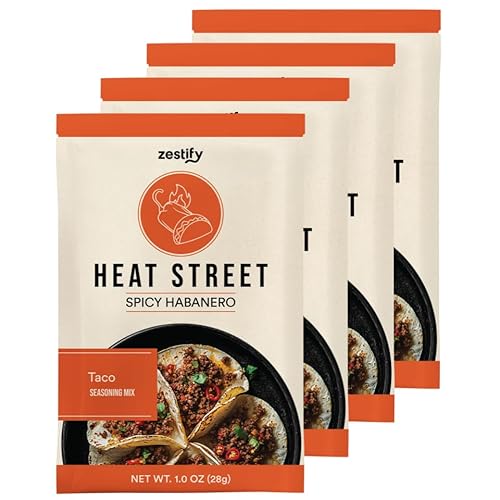 Zestify Heat Street – Spicy Habanero Taco Seasoning Packets |
