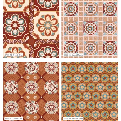 Carrés de tissu 100% coton Dunhaung Dream de Make + Believe pour projets DIY et art