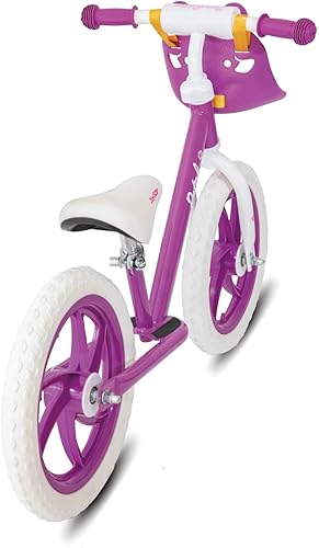 Miniatura 7 de JOYSTAR Bicicleta de equilibrio para niños de 1214 pulgadas para niños de 18 meses a 6 años, bicicletas de equilibrio ligeras con reposapiés y cesta