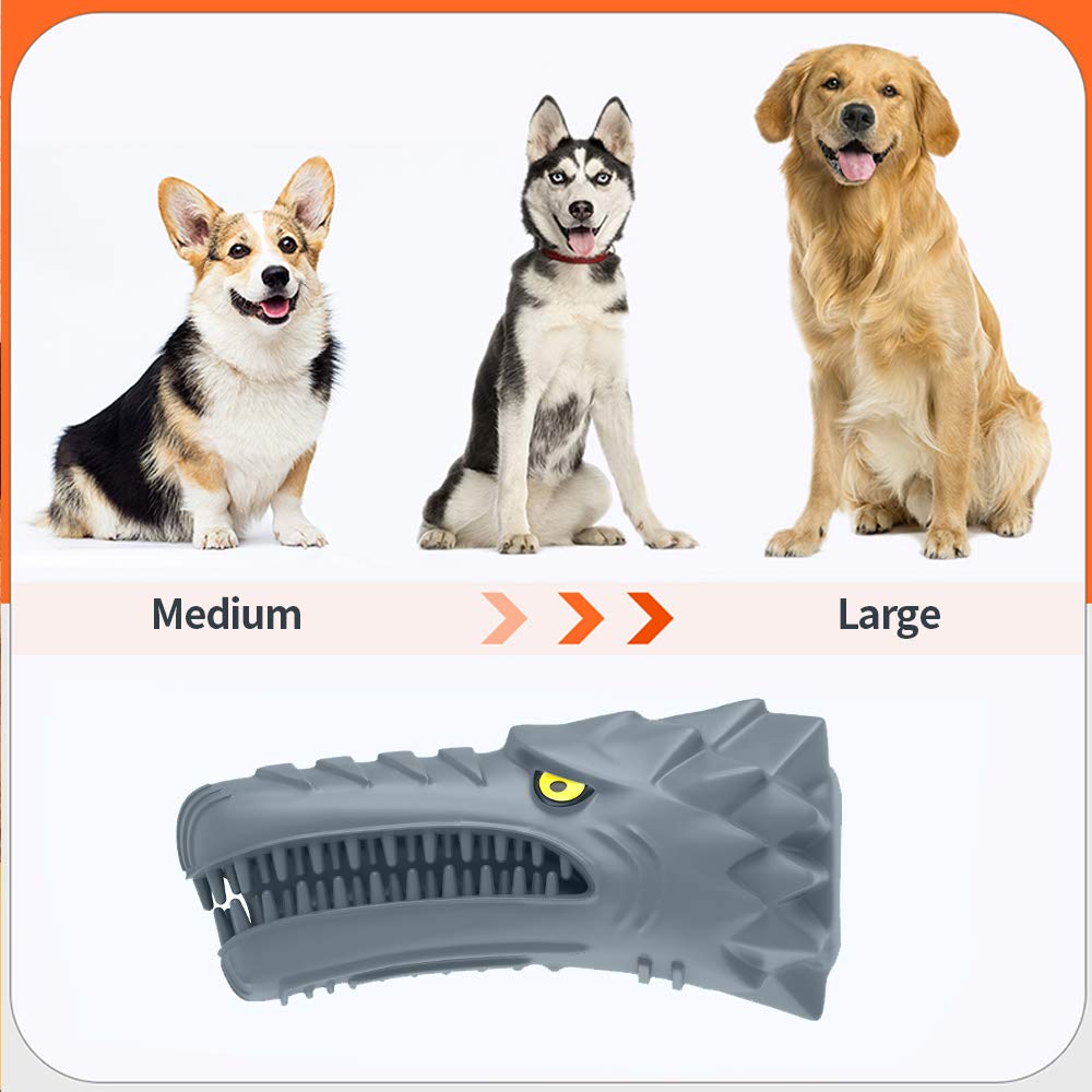 N/G Un jouet couinant en caoutchouc pour nettoyer les dents est adapté aux chiens de grande et moyenne taille avec une mastication forte