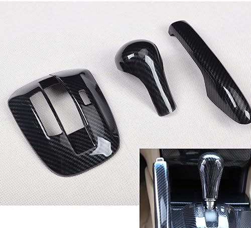 Para Honda Accord 2008 2009 2010 2011 2012 2013 Freno de mano Cambio de engranajes Marco Fibra de Carbono Estilo ABS Cubierta Trims