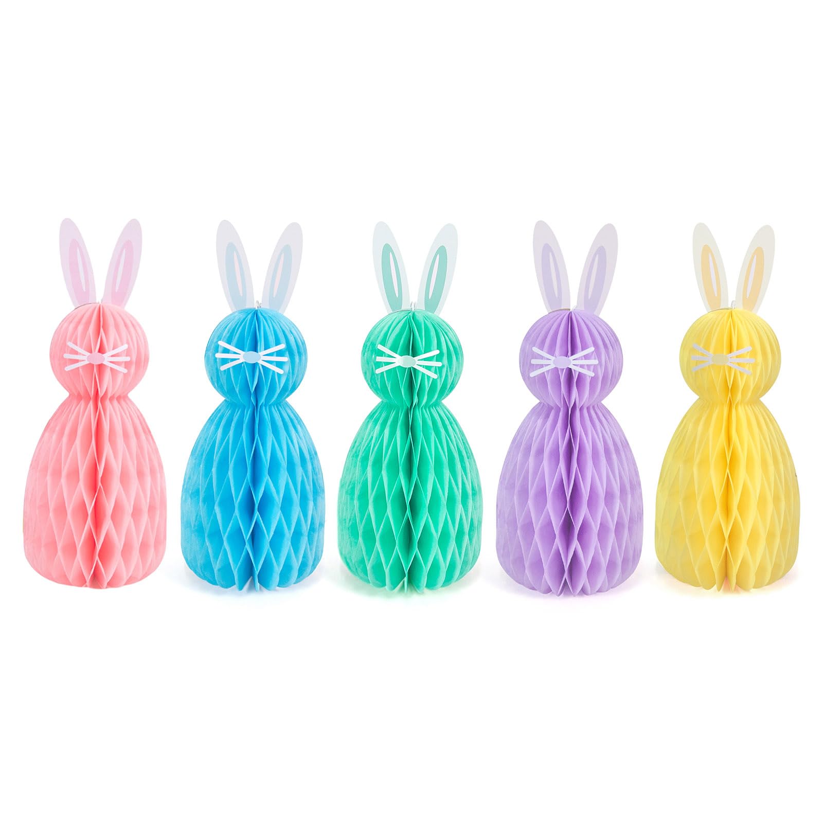 6X Coniglietto Decorativo Da Appendere - Decorazioni Pasquali in