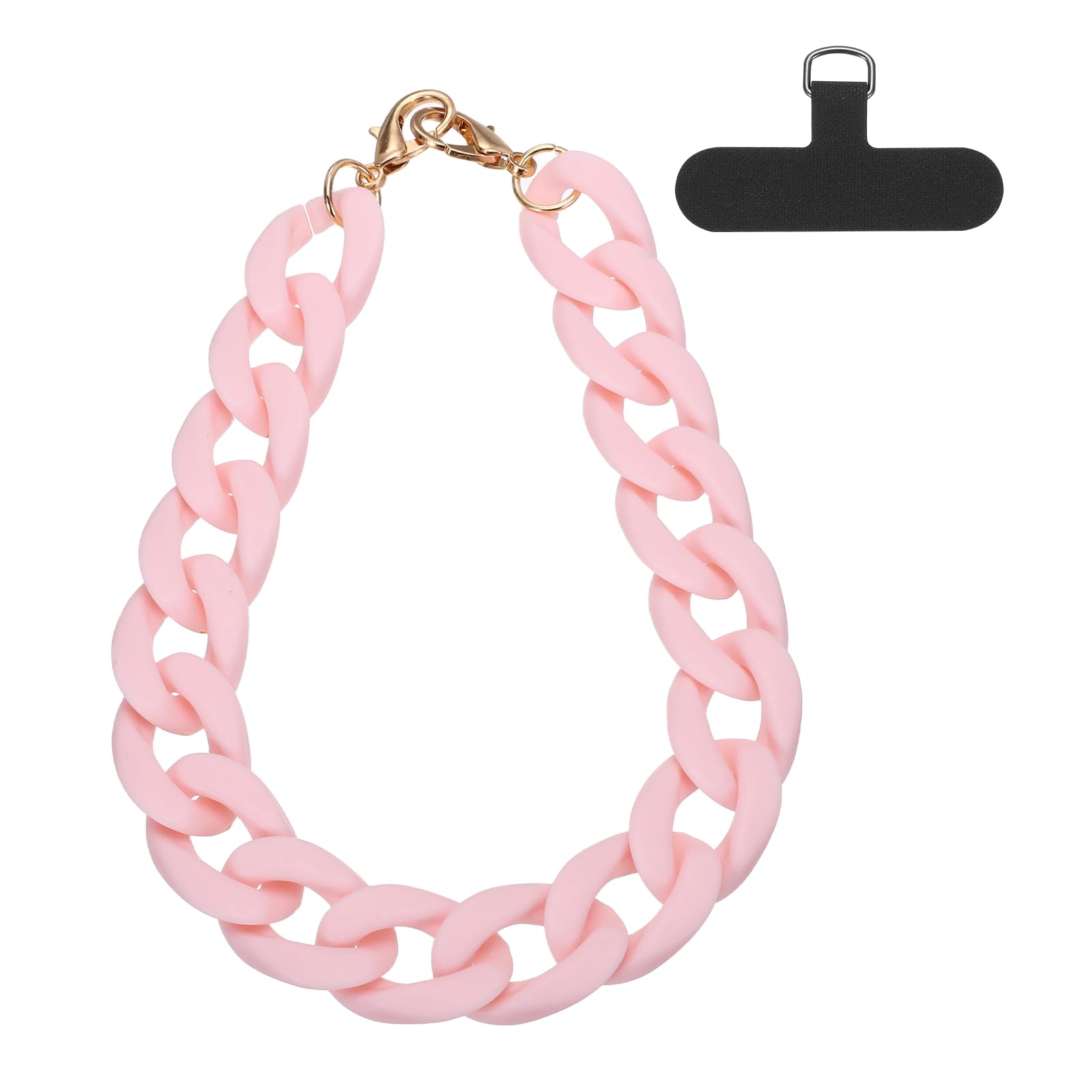 Correa de muñeca para teléfono rosa para evitar caídas y llevarlo cómodo 7