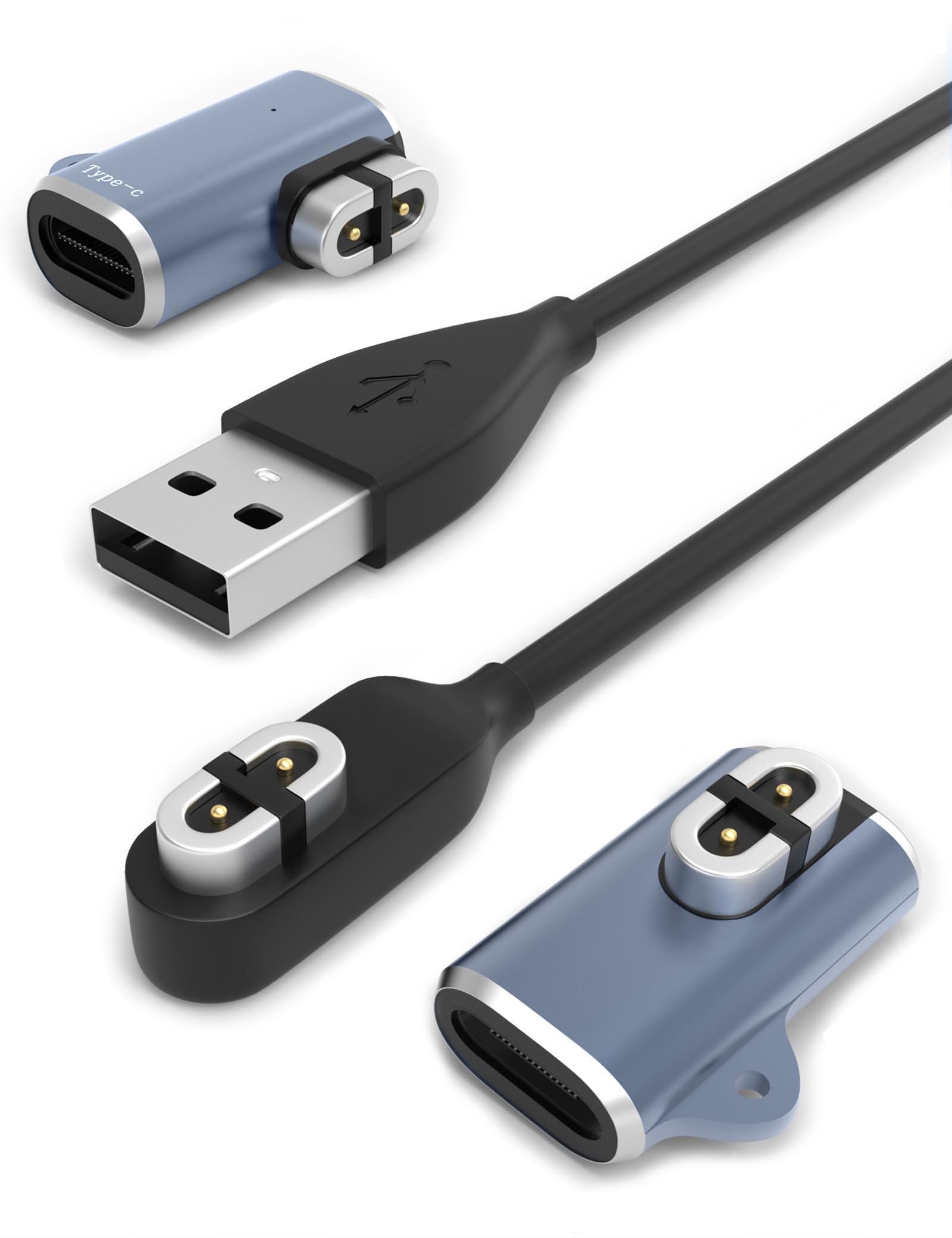 Sinoacc for Shokz Charging Cable 3.3ft USB A Charger Cable Compatible with Openrun Pro Mini OpenComm 2, USB C Adapter for Aftershokz Aeropex AS800