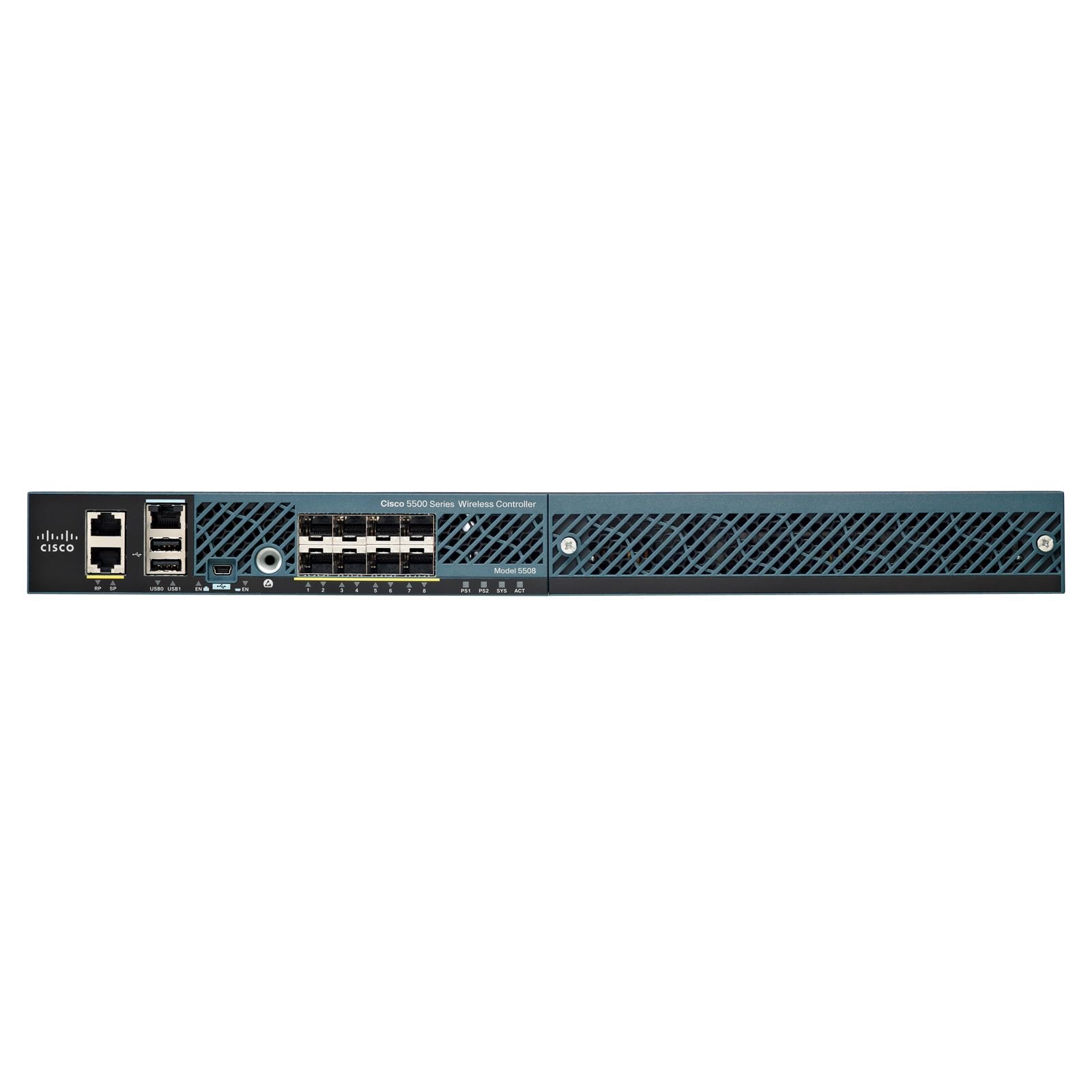 Cisco 5508 Wireless Controller Périphérique d'administration réseau 8 ports 12 MAP (points d'accès gérés) Gigabit Ethernet 1U