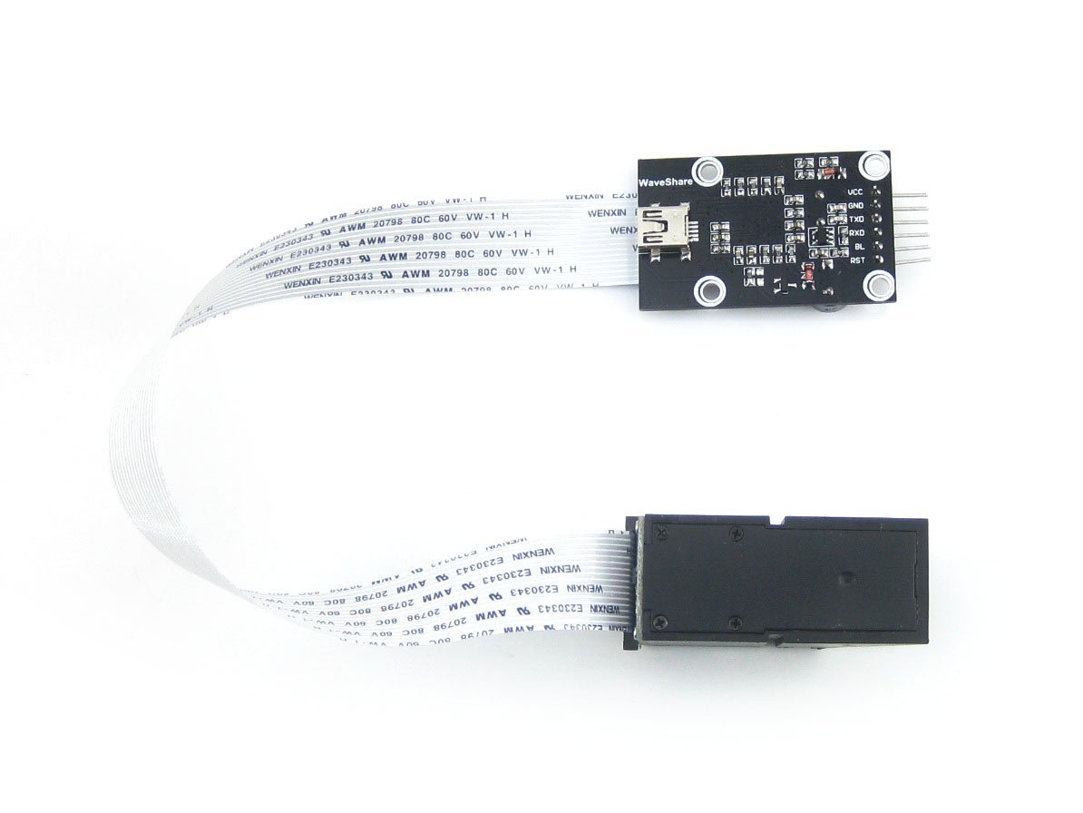 Waveshare Lector de Huellas Digitales UART Módulo Sensor óptico de Huellas Dactilares de stm32 F205 Onboard Memoria algoritmo tfs-9 tfs-d400 Kit de Desarrollo