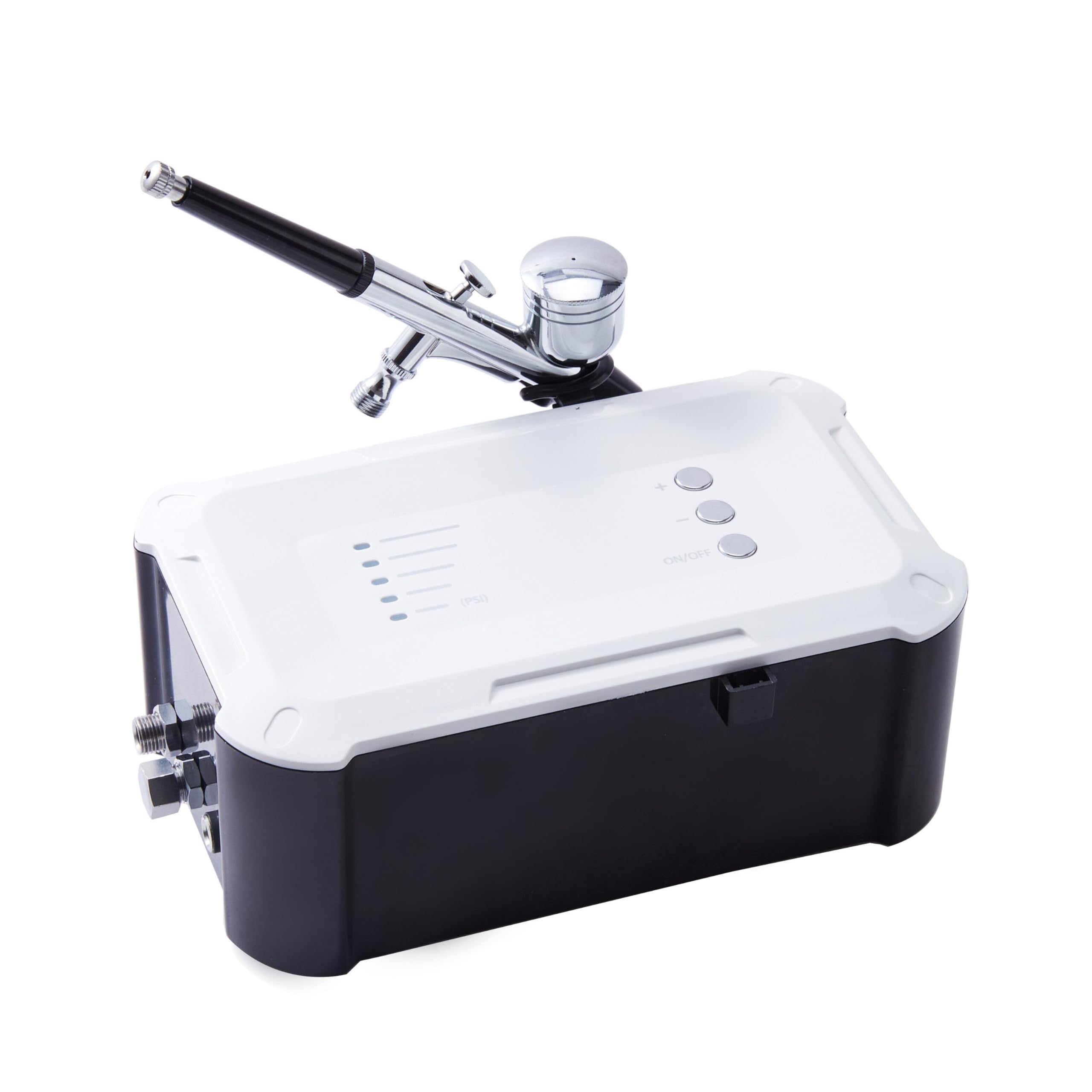 CYBERNOVA Mini Compresor Aerograph Set con Pistola Doble 0,4 mm Kit Aerógrafo Kit para Maquillaje Decoración de Pasteles Artesanía Nail Art