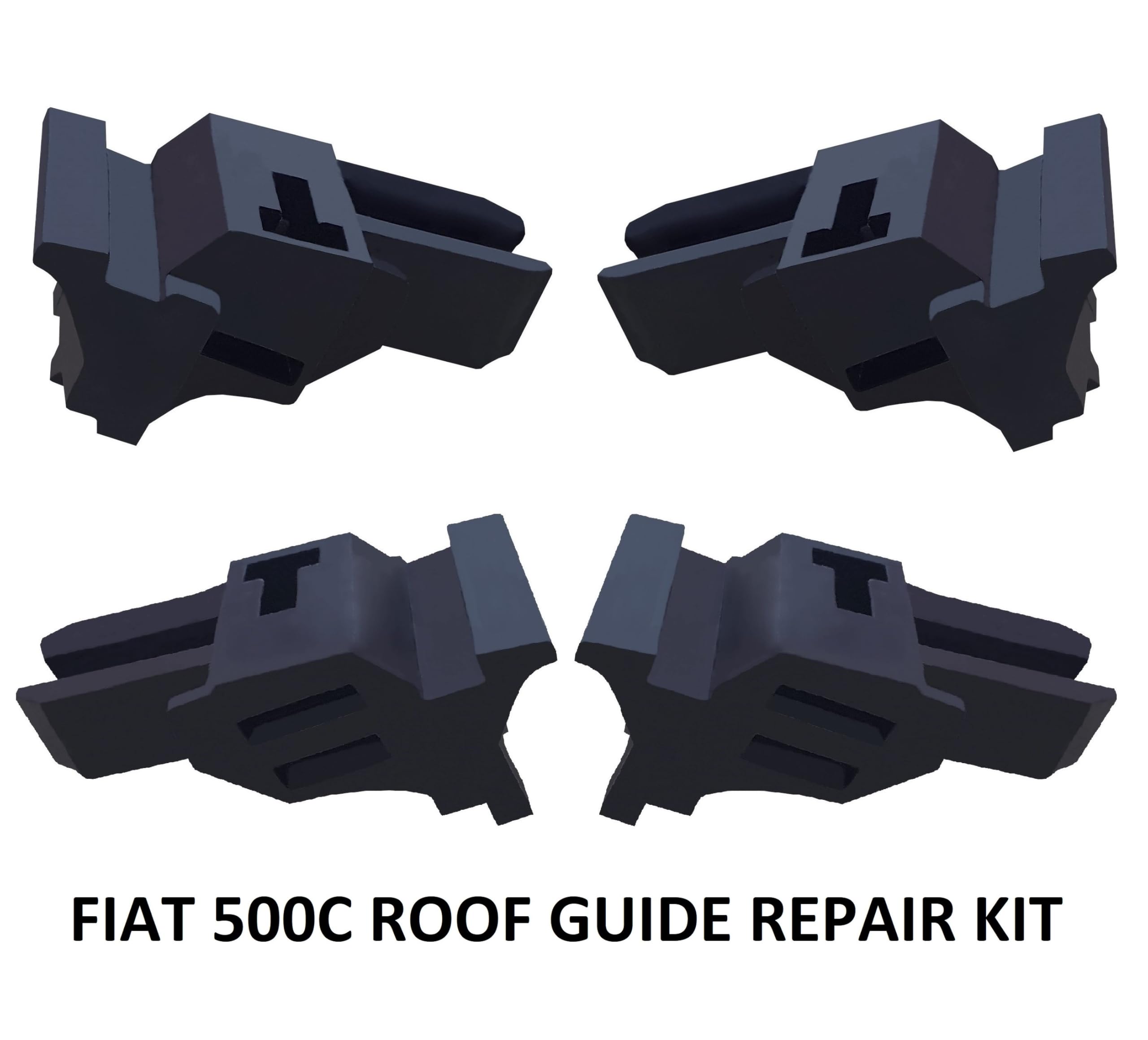 Kit di riparazione completo per capote compatibile con Fiat 500 Cabrio Fiat 500C 500 C (16 pezzi)