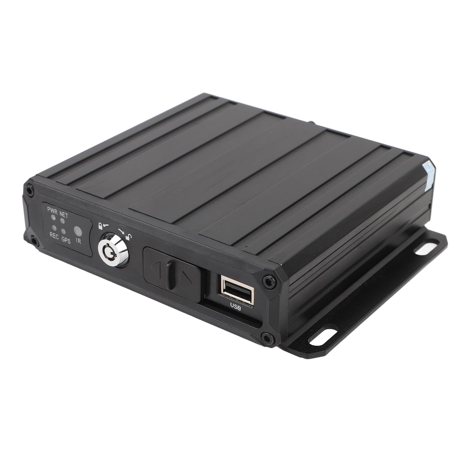 Keenso 4-kanałowa Kamera Parkowania Rozdzielacz Wideo ABS Metalowa Kamera Cofania Przełącznik Wideo DC12V 24V 1080P 4 Wejście 1 Wyjście z Pilotem do Autobusu RV Ciężarówka łódź (128G)