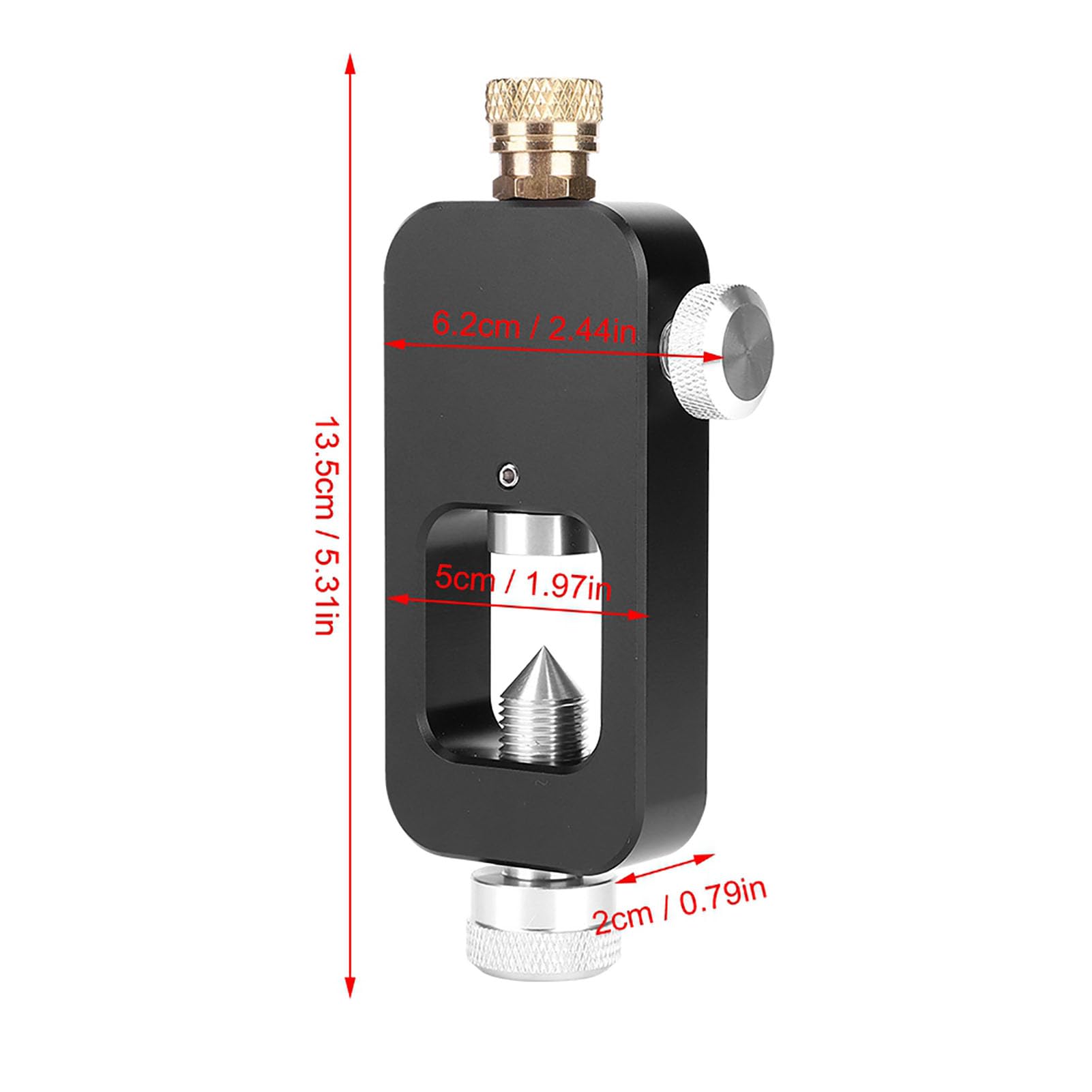 Adaptador de recarga de botellas de buceo, adaptador de recarga portátil de aleación de aluminio para equipo de buceo de botellas de oxígeno