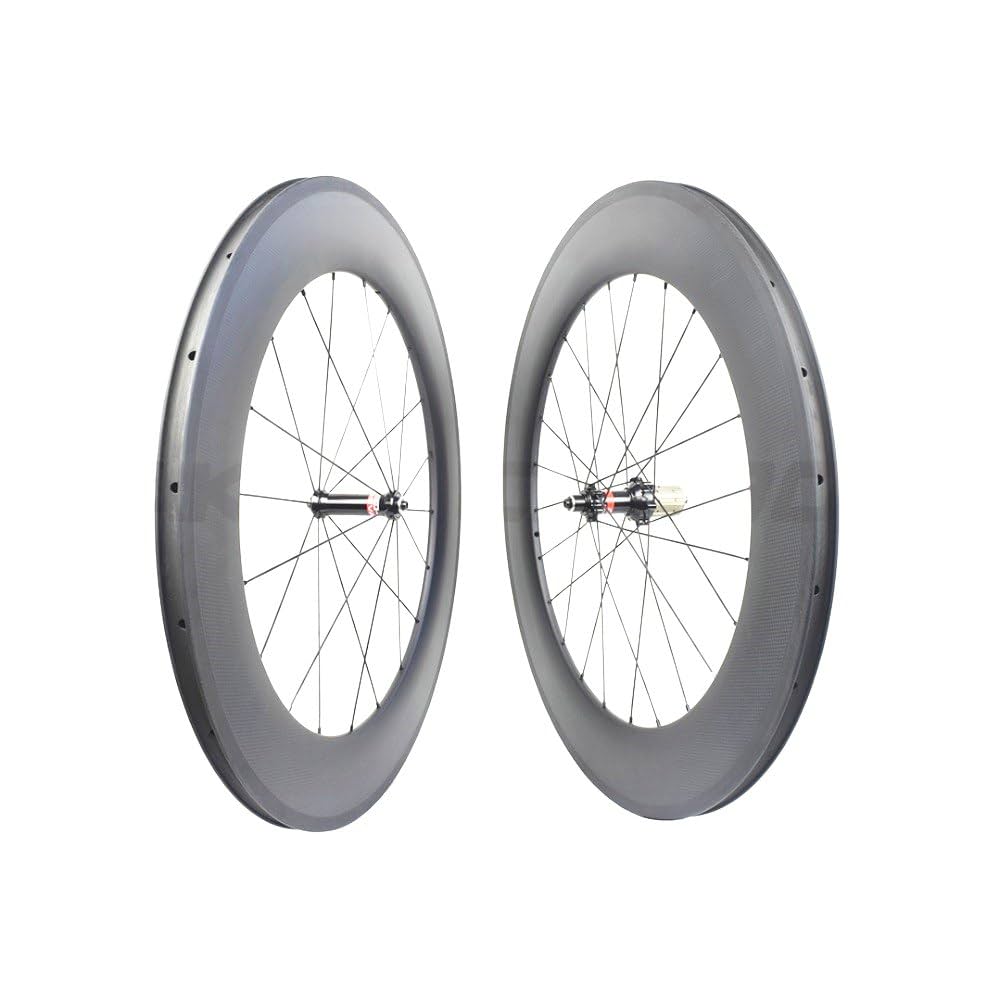 カーボンホイール　リムブレーキ　700c チューブラー novatecハブ カーボンホイールリムブレーキ700c チューブラー novatecハブ