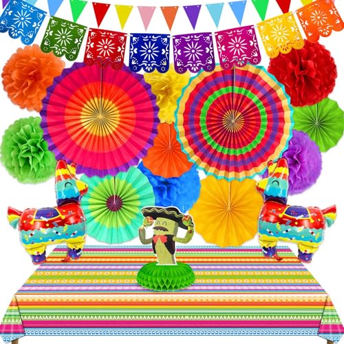 [ 7 Varieties ] 33Pcs Cinco De Mayo Fiesta Party