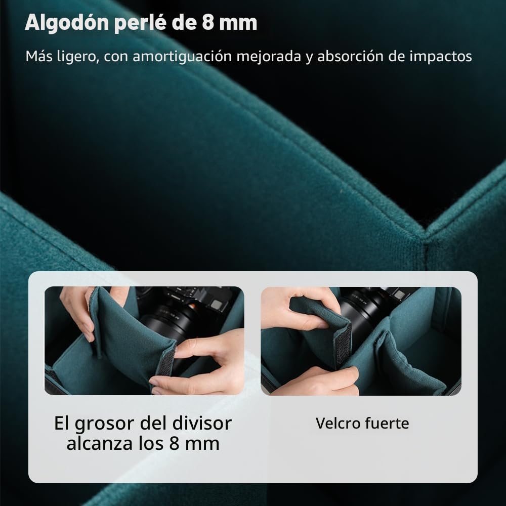 AMBITFUL Bolsa de Transporte Zoom P7 para Dispositivos de fotografía de Gran Capacidad, Funda de Almacenamiento Multifuncional para Mini dron y Otros Accesorios, con esponjas Gruesas y Capa Interior