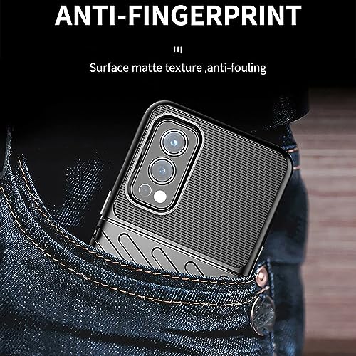 Image of Amazon Brand - Solimo Shockproof Mobile Cover Compatible with OnePlus Nord 2 5G (360 Degree Protection | Protective Design | Anti-Scratch Tough Slim TPU Case), Black