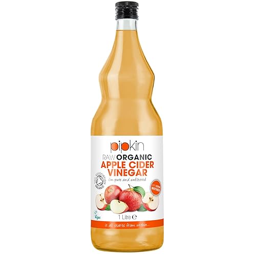 Pipkin 100% rohes Bioapfelessig, mit der Essigmutter, rein, unverarbeitet und