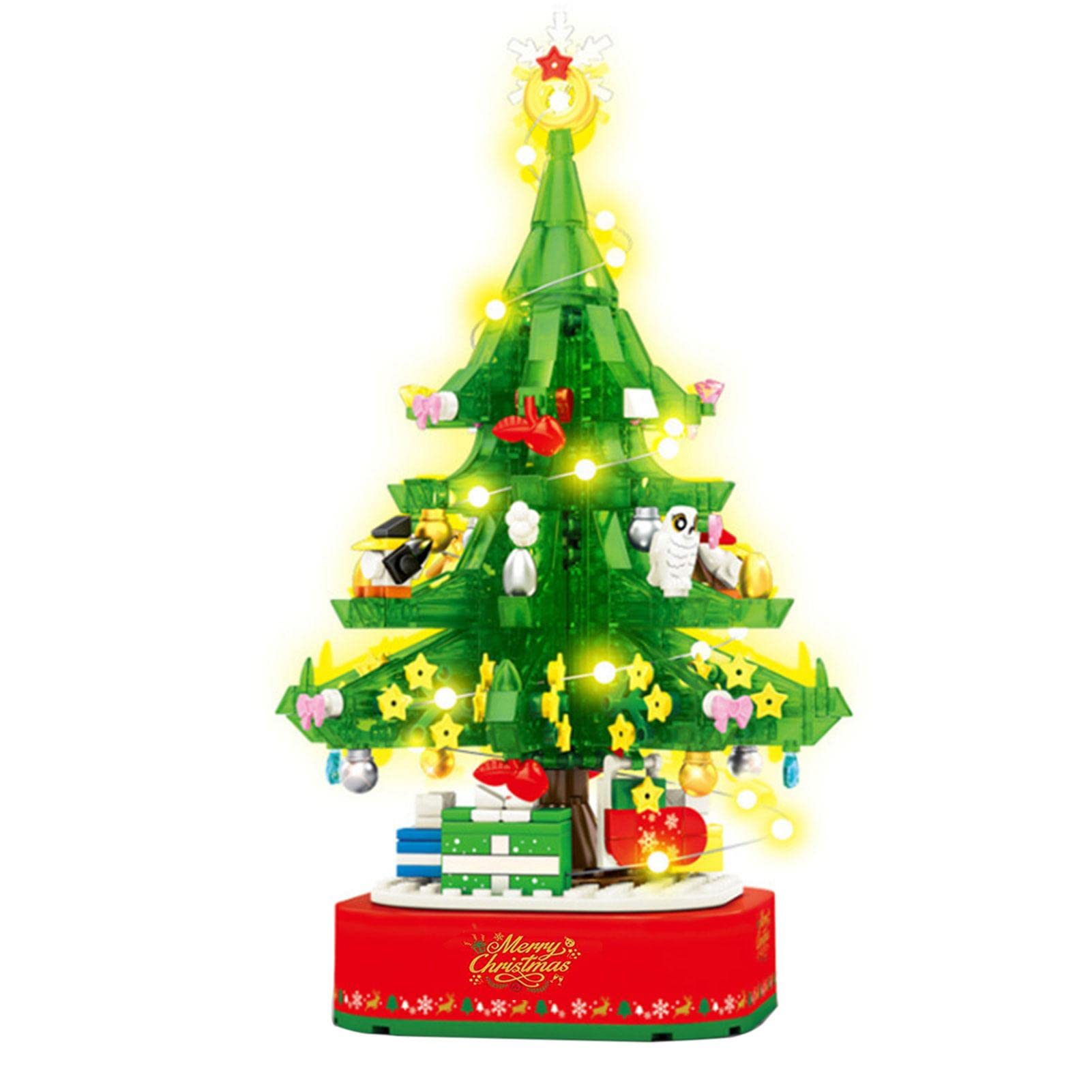 Amazon.co.jp: クリスマスツリービルディングブロック、ミュージカル