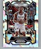 2023-24 Panini Prizm Prizms Ice #292 Oscar Tshiebwe Indiana Pacers RC Rookie NBA Basketball Trading Card