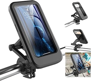 GIMIRO Multifunctional Bicycle Handlebar Phone Holder Waterproof Bag 360 Degree Rotation Bike Mobile Phone Stander Cycling...